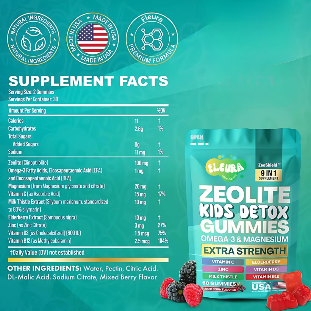 Fleura™ Kids Detox Gummies